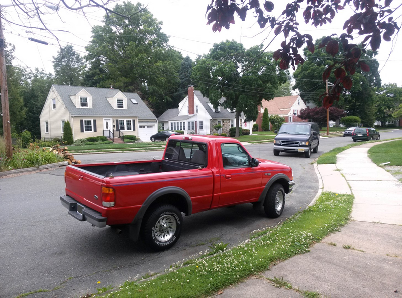 See that pile of wood out by the curb? I betcha I can take that somewhere.